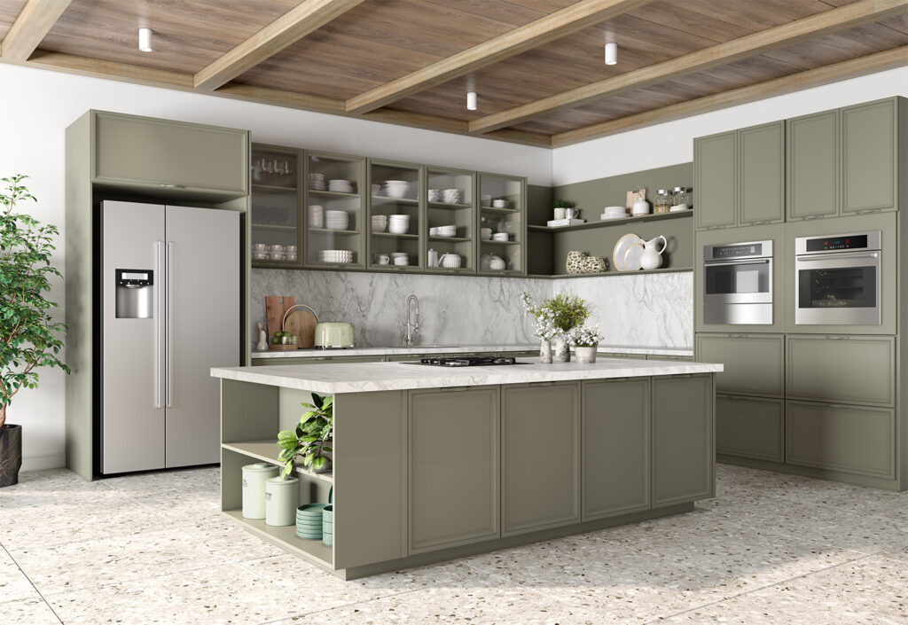 Porta Provence com Puxador Provence Alça - Acabamento Suede