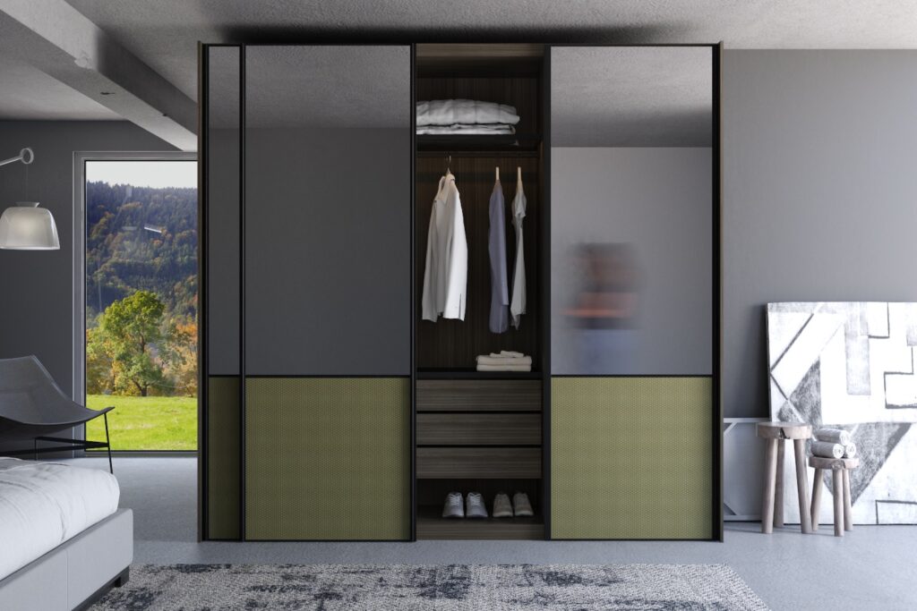 Porta Deslizante Mosaico com Argentato